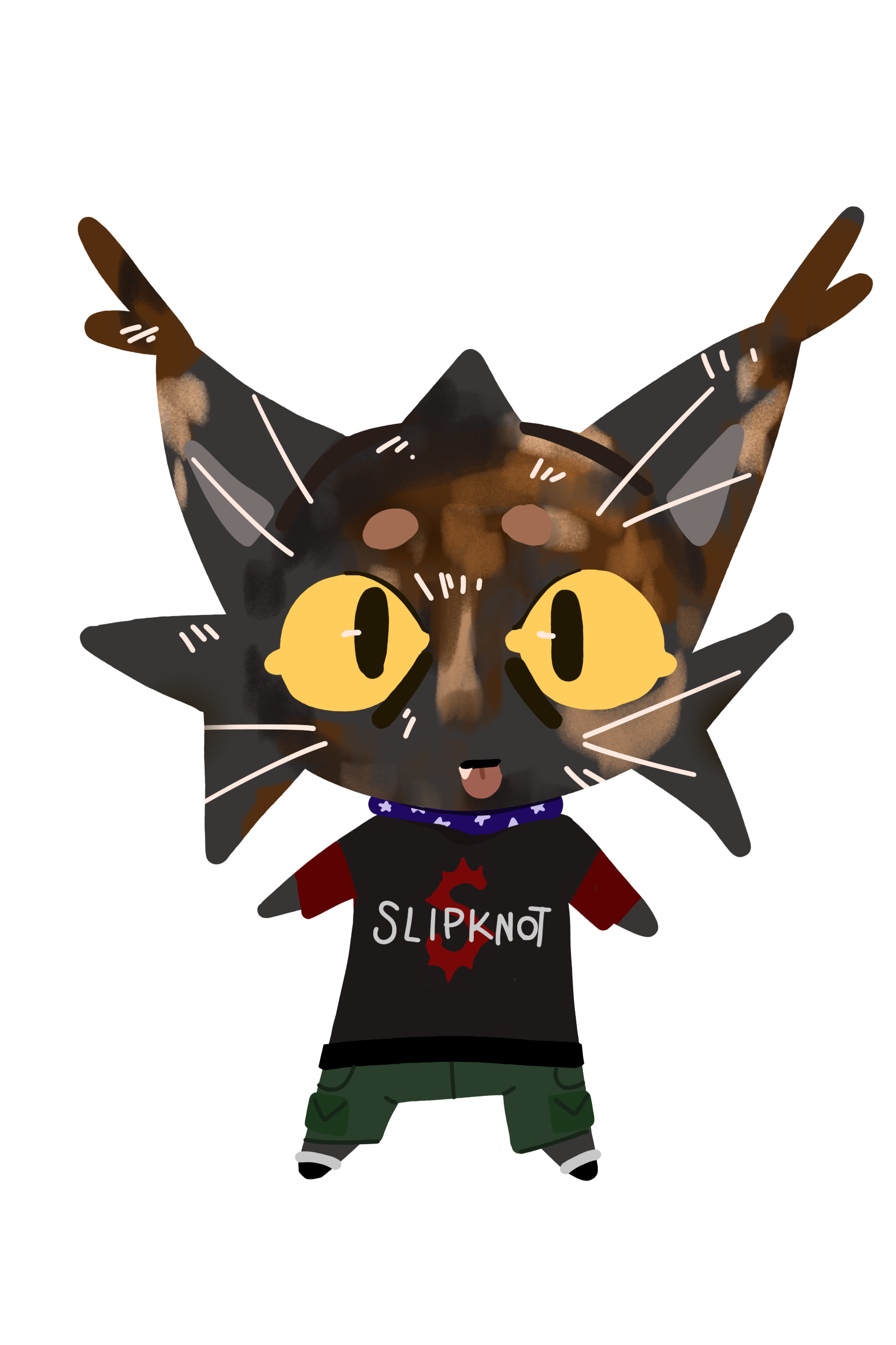 the cat
